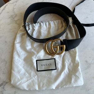 Gucci GG Marmont Leather Belt